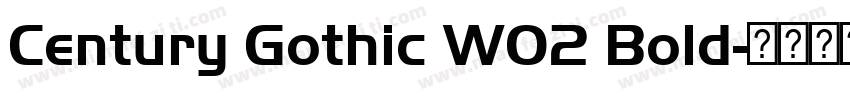 Century Gothic W02 Bold字体转换